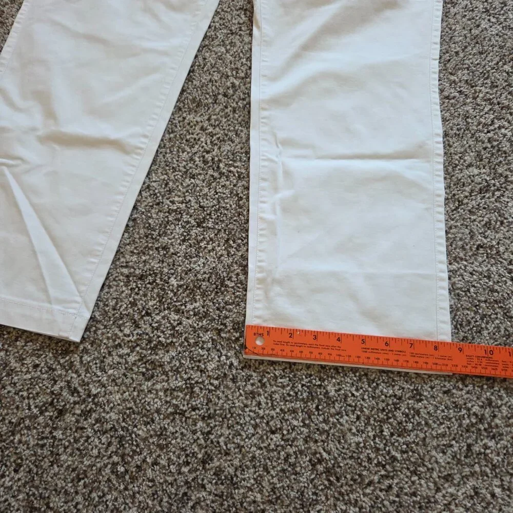 Cutter and Buck Voyager Chino Pants Mens 38x30 White Preppy Tenniscore New NWT - Picture 6 of 7